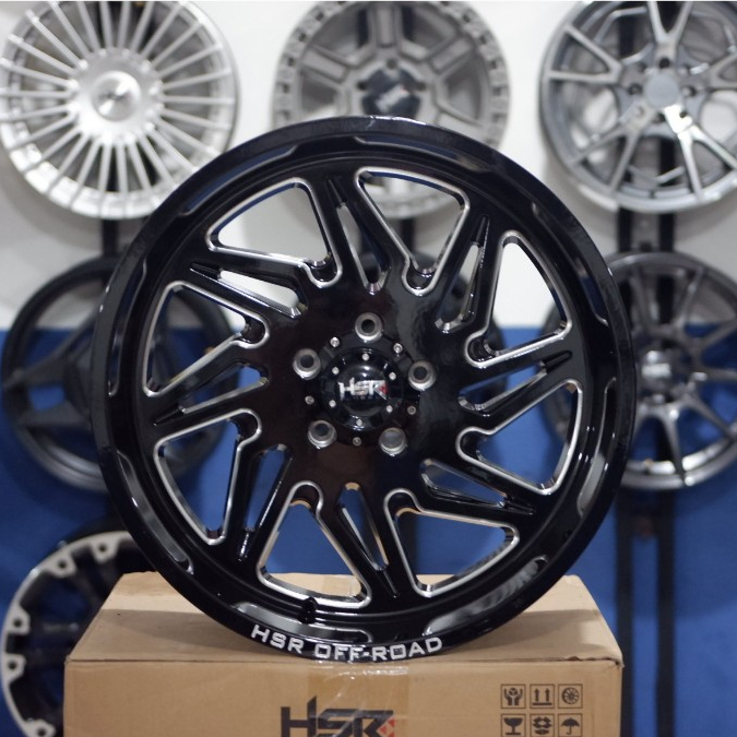 Velg Racing Mobil Rubicon Ring 20 Lebar 10 Pcd 5x127 Et-13 Hsr FG MEGUMI