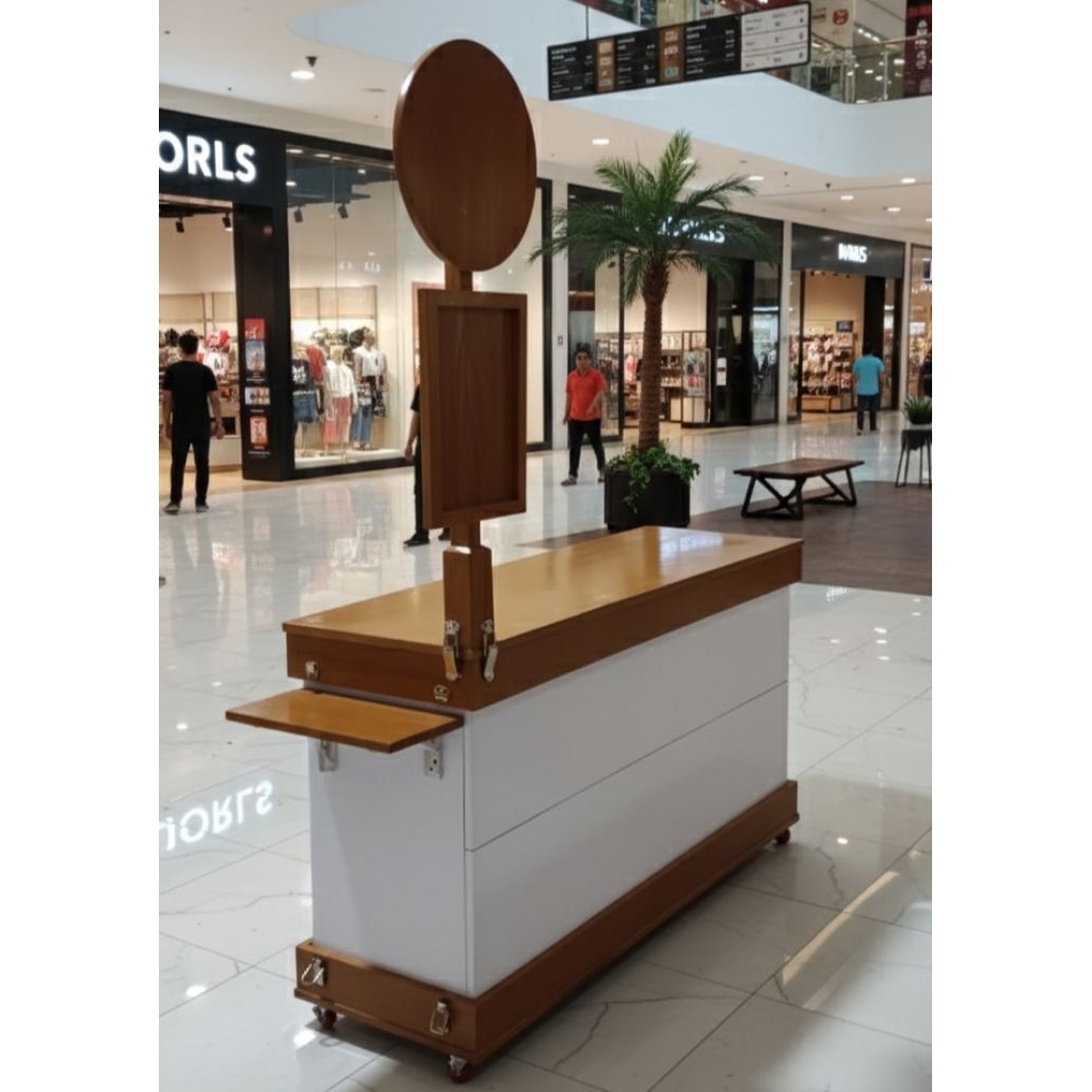 booth koper, booth kopi es minuman dimsum gerobak angkringan/ gerobak kayu/ gerobak jualan/ gerobak 