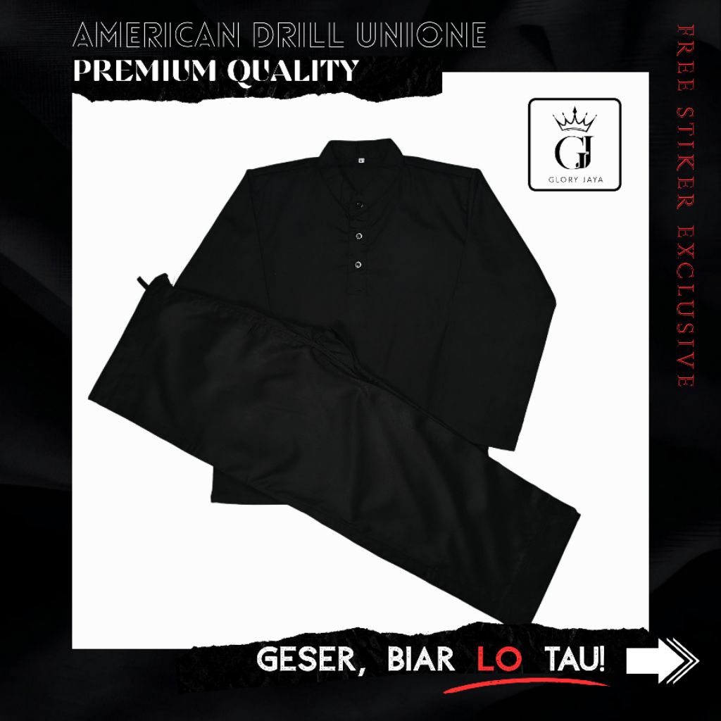 Seragam Sakral Siswa Pencak Silat IPSI PSHT Pagar Nusa / Baju Celana Silat Hitam