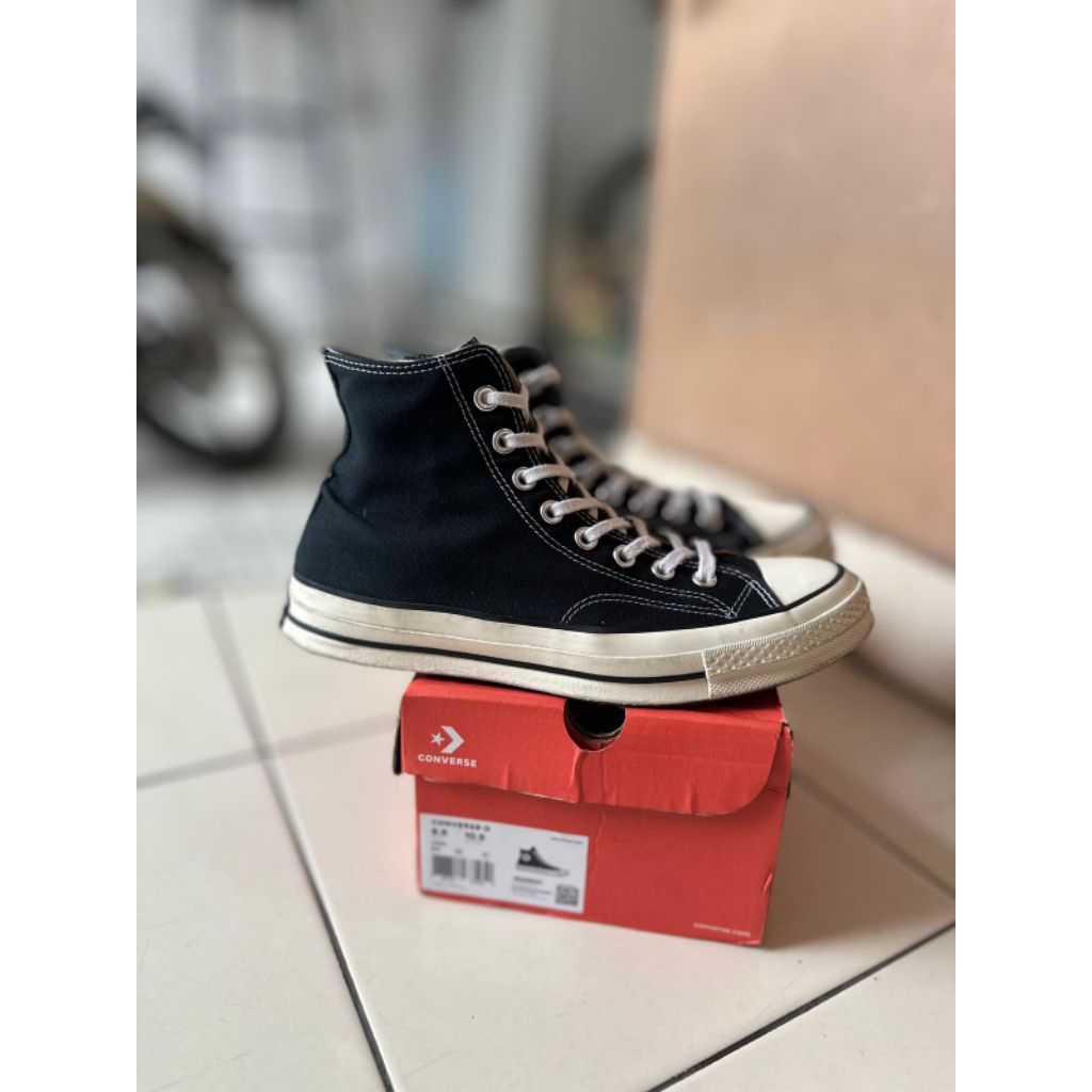 (preloved) converse 70s bw