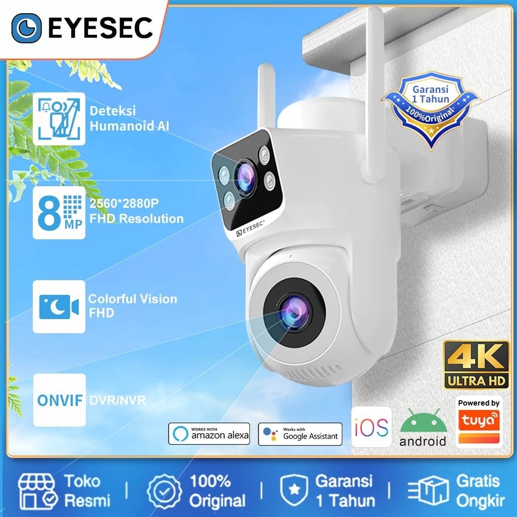 CCTV 2 Kamera Wifi Outdoor Waterproof EYESEC
