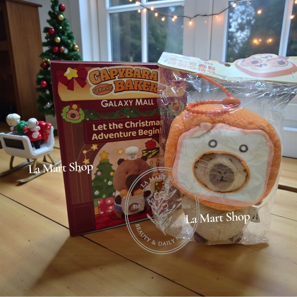 Tuntunzai Bakery Capybara Mystery Box Galaxy Mall Christmas 2025 / Boneka Kualitas SNI