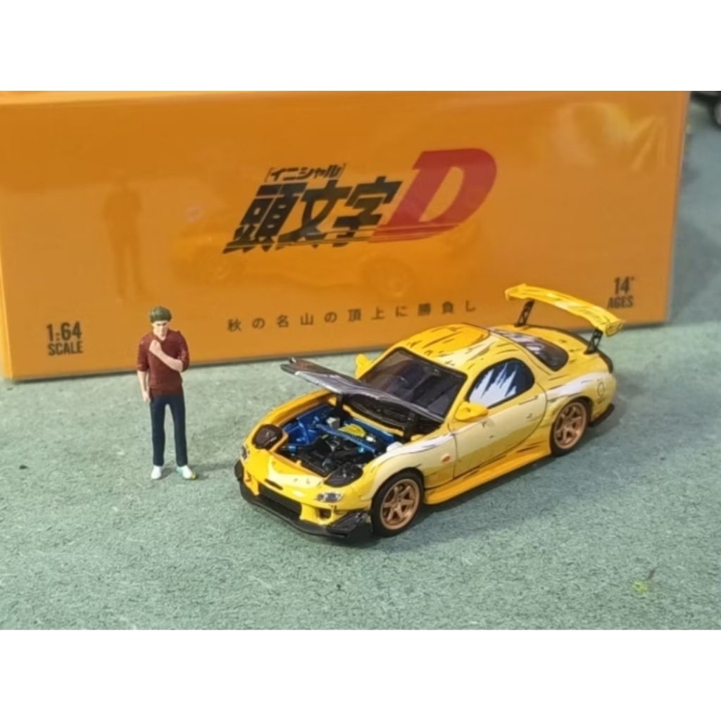 timemicro initial D rx7 limited edition with figure