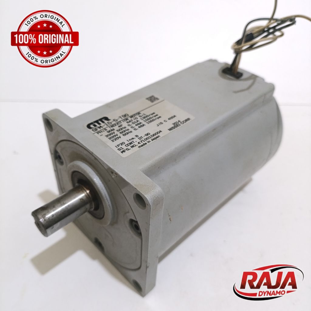 Dinamo AC Motor GTR 1:5 90W 220V 300Rpm Motor Induction Japan
