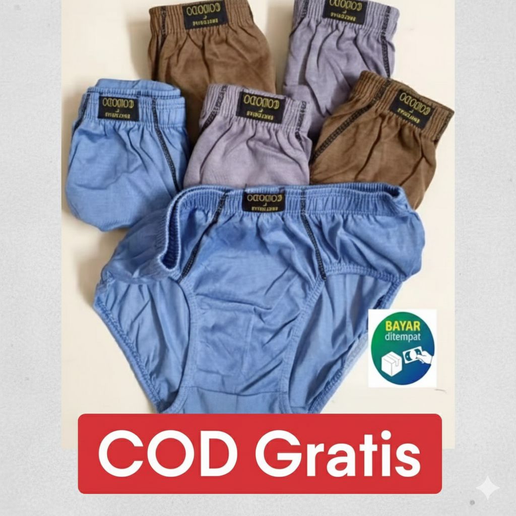 Promo..Celana Dalam Pria,Remaja,Dewasa Crocodile,Katun Bisa Melar/Cd Pria Dewasa M,L,XL,XXL