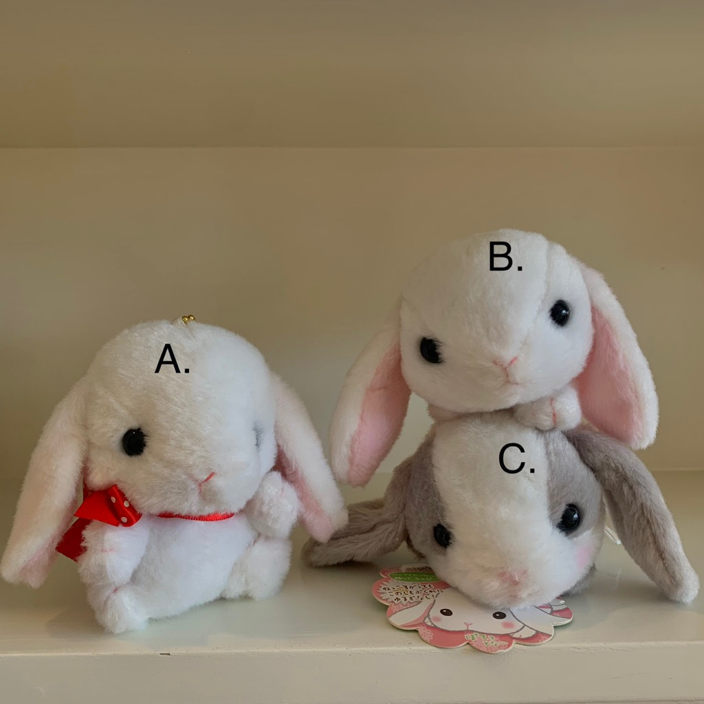 Keychain Gantungan Kunci Pote Usa Loppy Rabbit Original Amuse