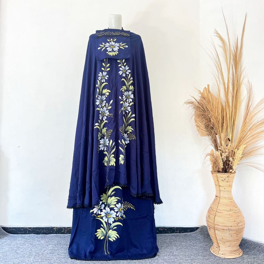 mukena lukis rayon twill jumbo