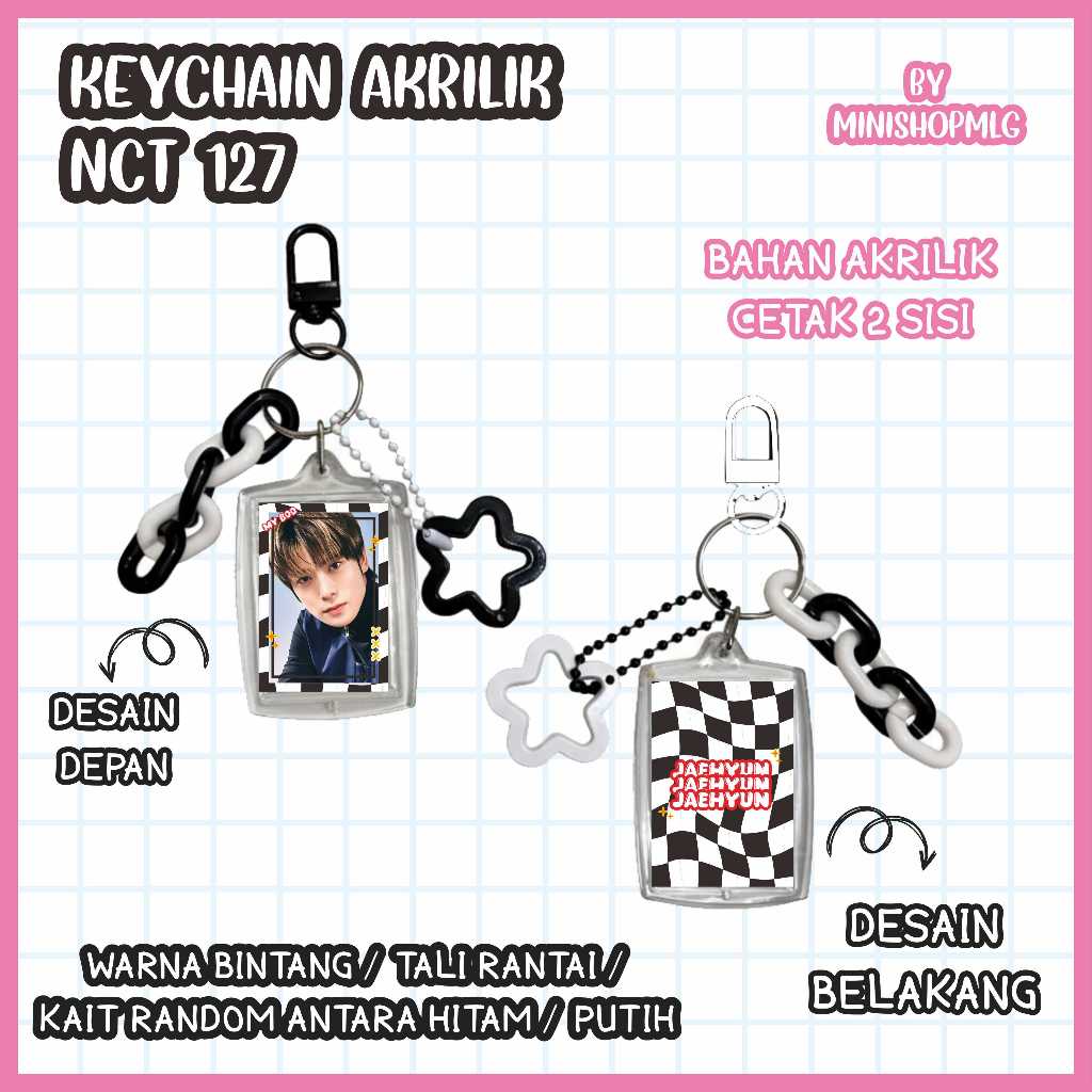 GANTUNGAN KUNCI NCT 127 - KEYCHAIN NCT 127 - BAGCHARM NCT 127
