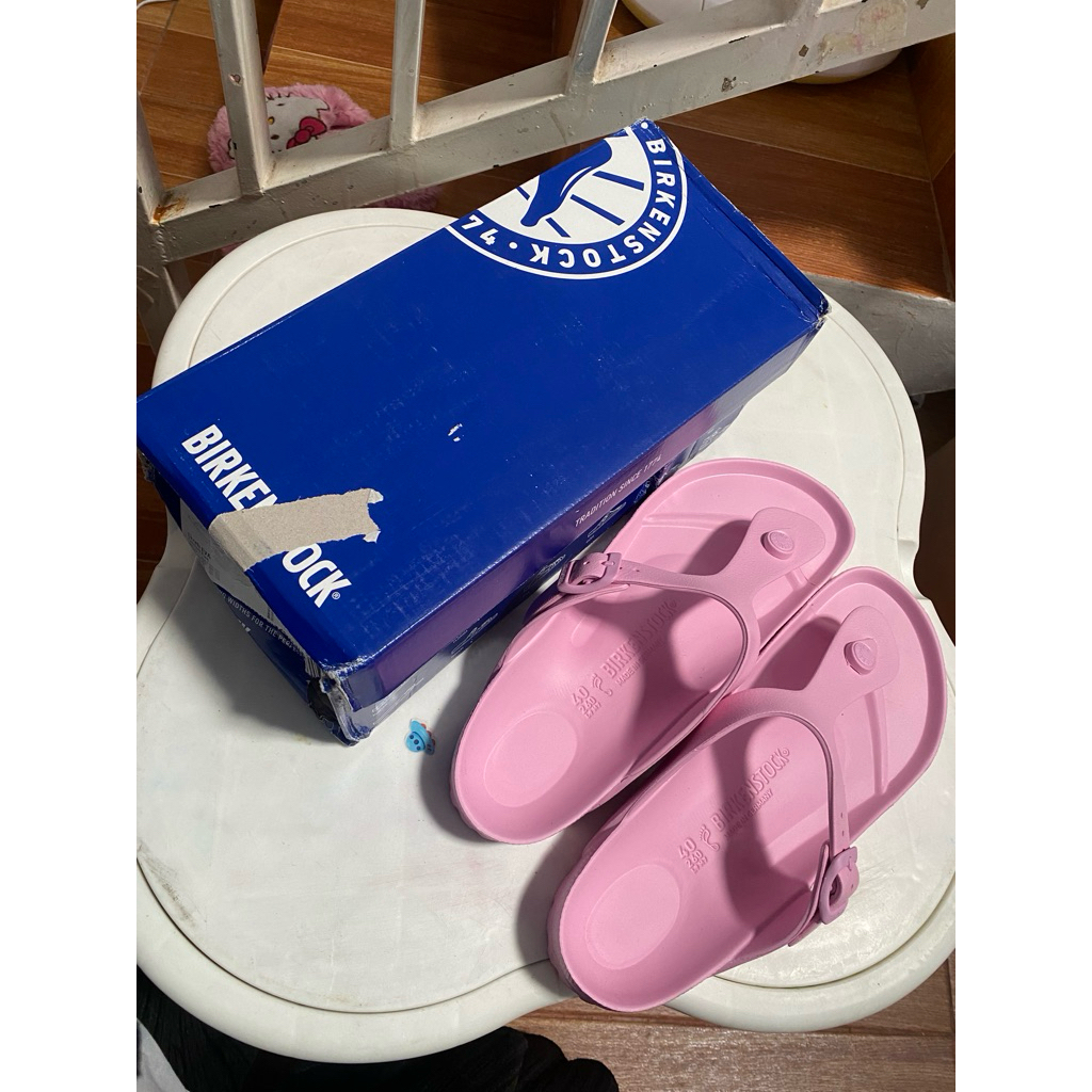NEW IN BOX BIRKENSTOCK GIZEH EVA FONDANT PINK SIZE 40