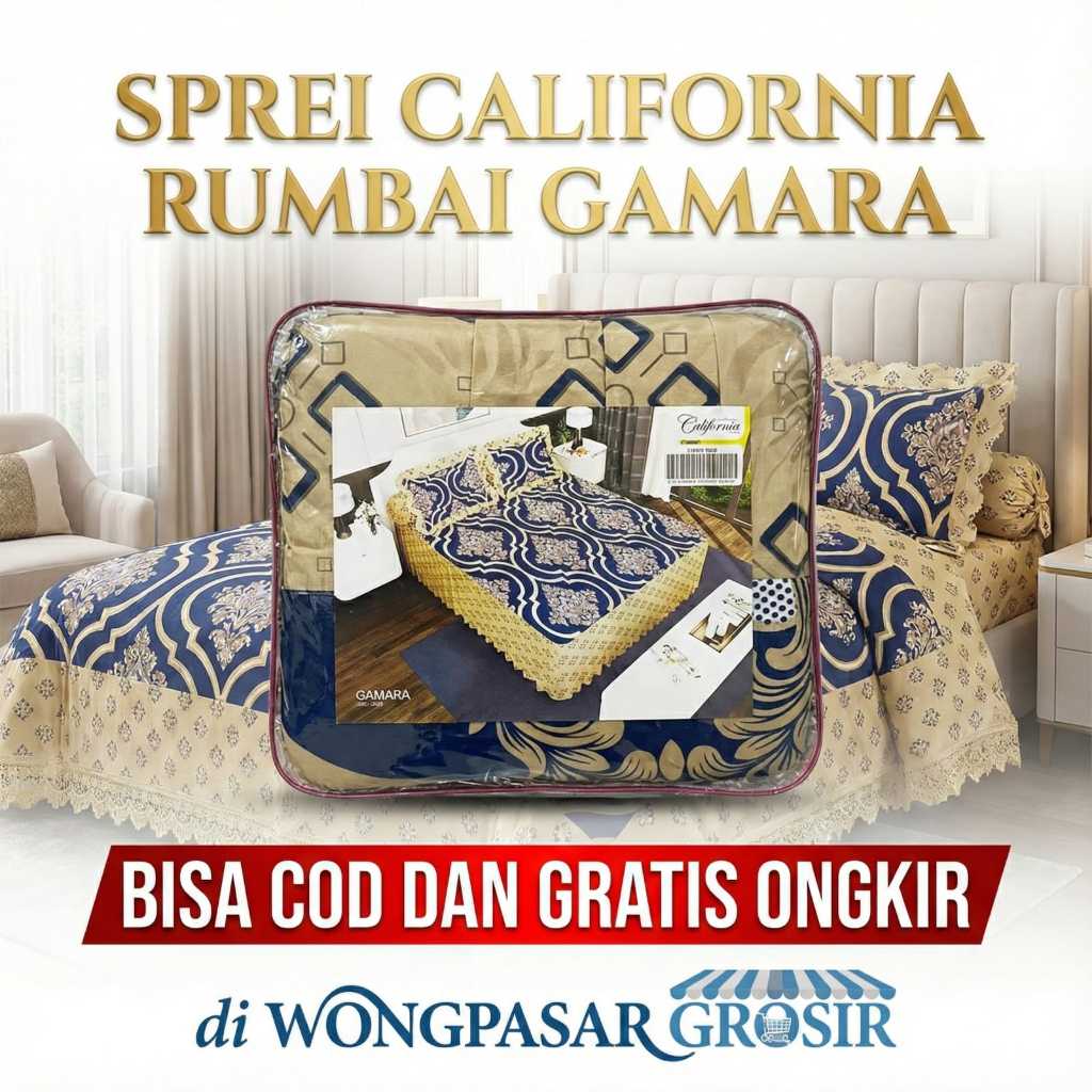SPREI CALIFORNIA RUMBAI 180 X 200