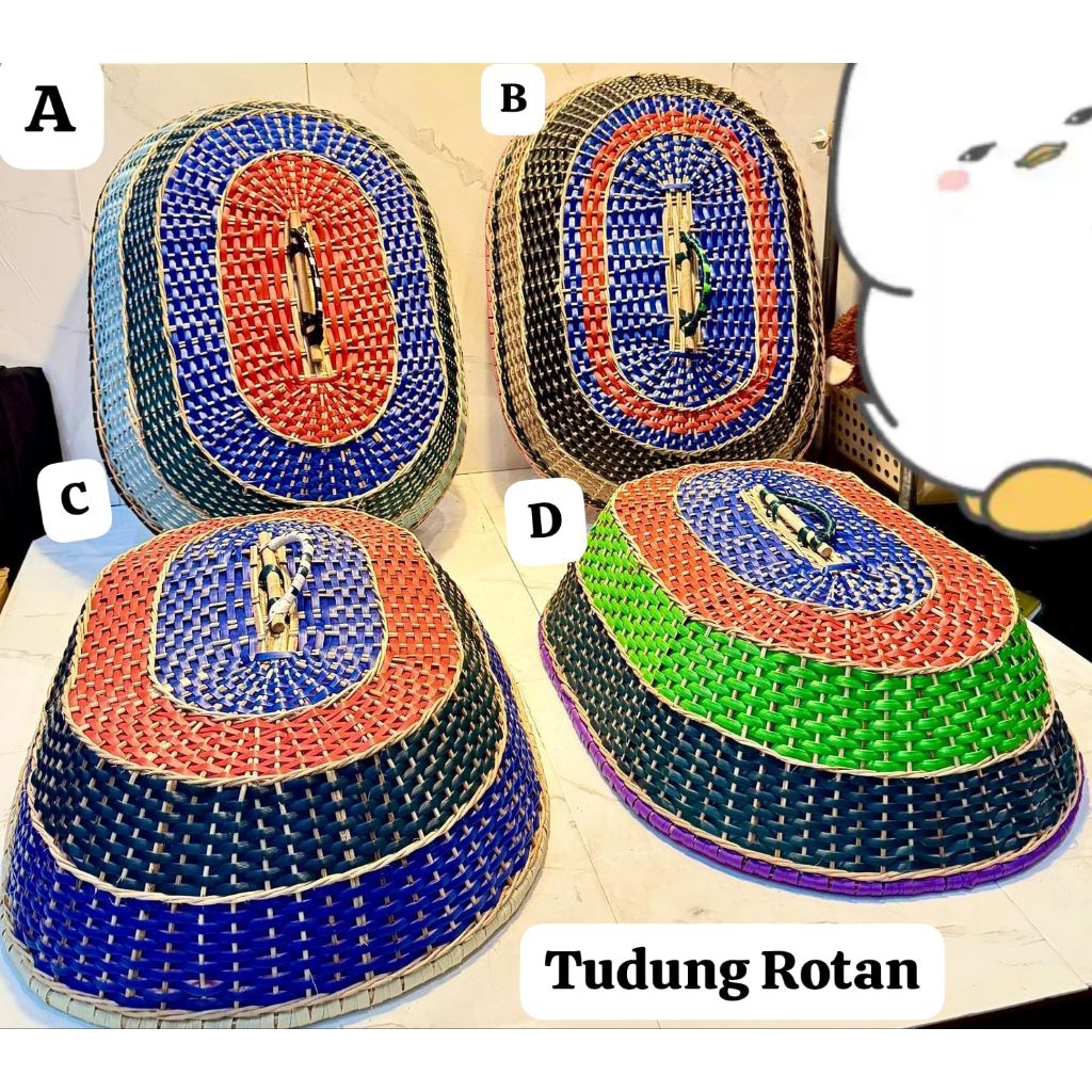 Tudung saji rotan sintetis | tudung saji
