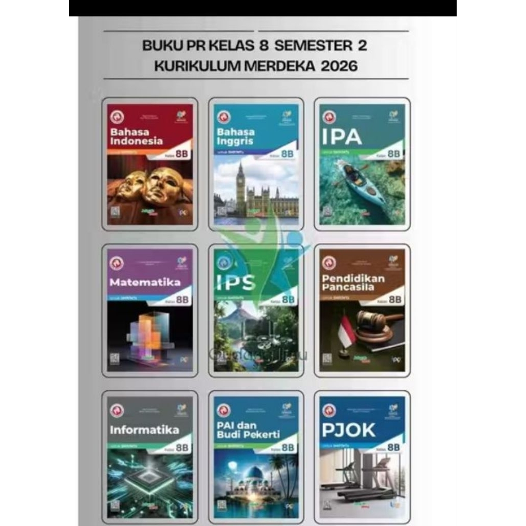 BUKU PR/LKS SMP KLS 8 SEMESTER 2 TERBARU PENERBIT INTAN PARIWARA