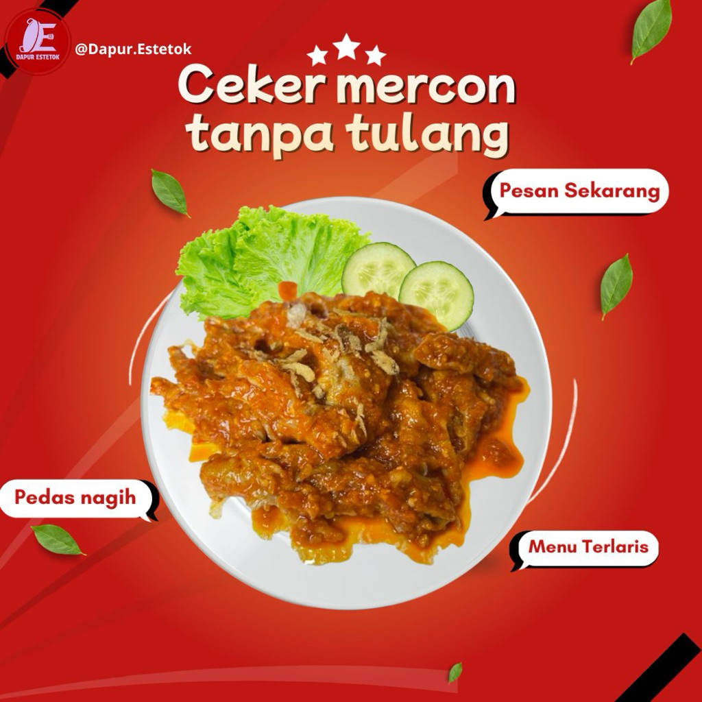 CEKER MERCON (TANPA TULANG)