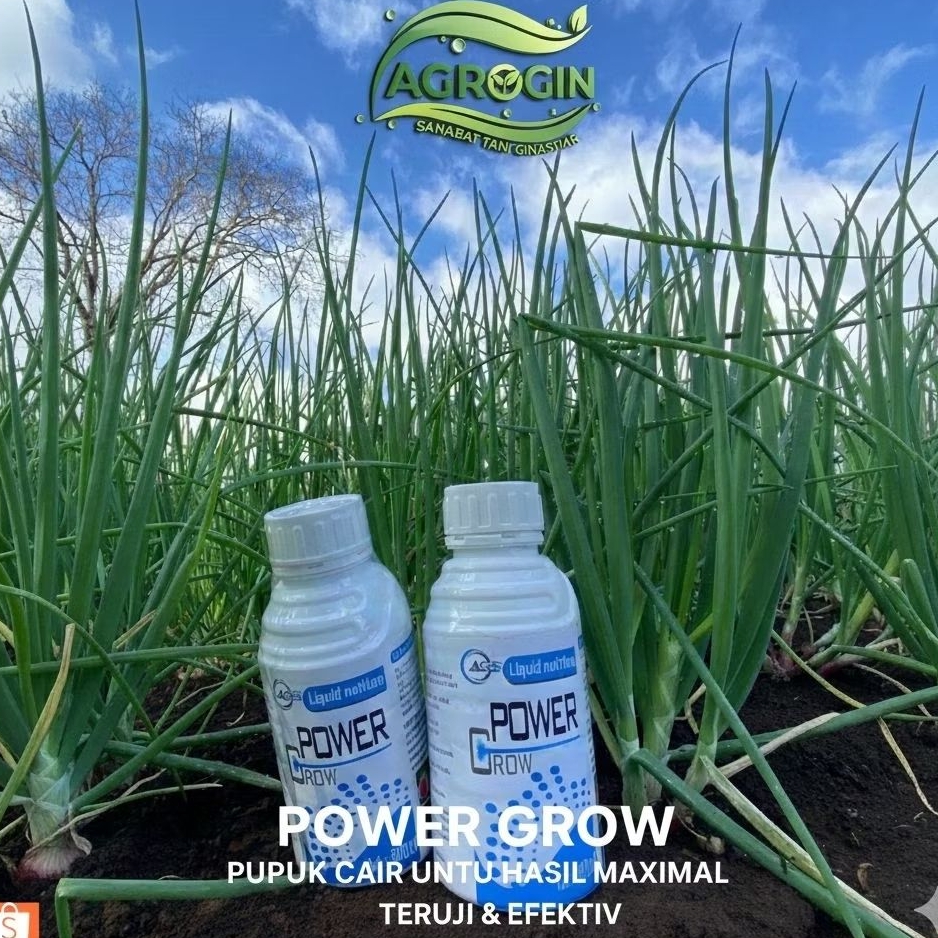 POWER GROW 500ml Pupuk Cair Spesialis Bawang Merah & Sayuran - Nutrisi Tanaman AGS Original