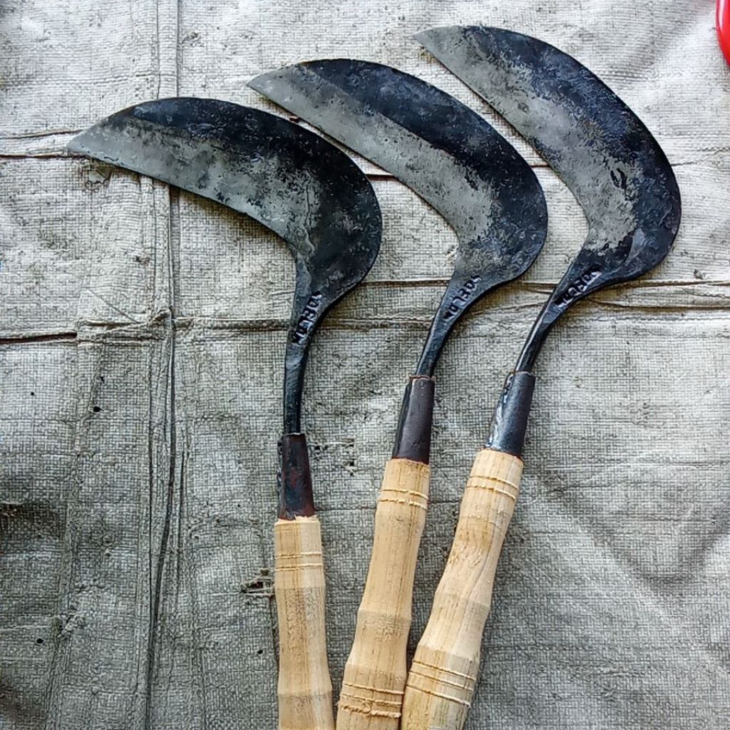 sabit pangkas rumput baja murni SAELAN