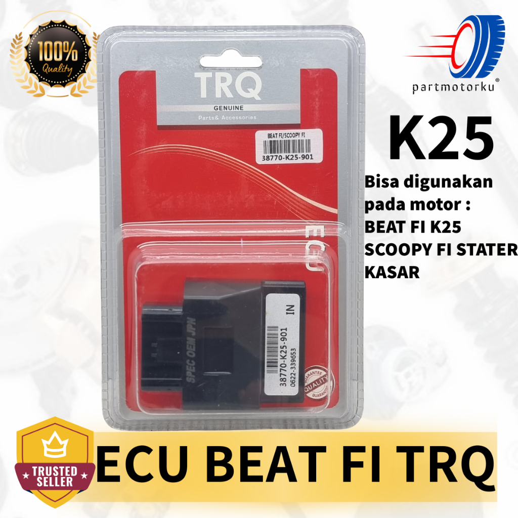 ECU UNIT ECCU BEAT FI / SCOOPY FI STATER KASAR 2012 - 2014 ( K25 ) TRQ