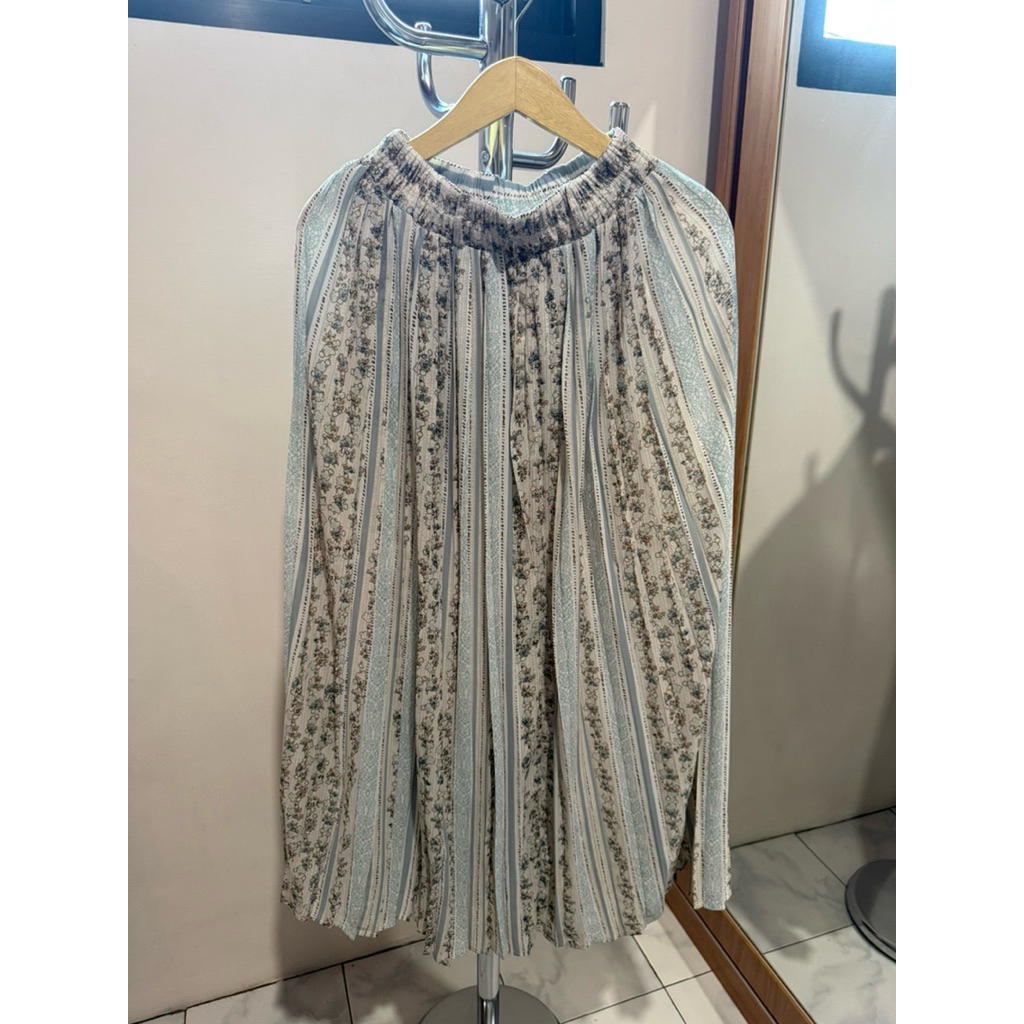 Rok Panjang Motif Baby Blue