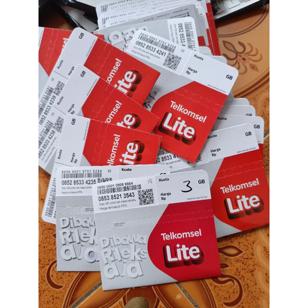 Kartu Telkomsel + Kuota 3 GB 30 Hari [SEGEL]