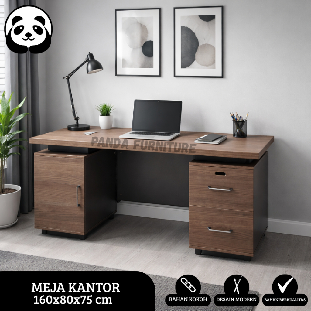 PROMO MEJA KERJA / MEJA KANTOR BESAR DIREKTUR / MEJA KANTOR BERKUALITAS