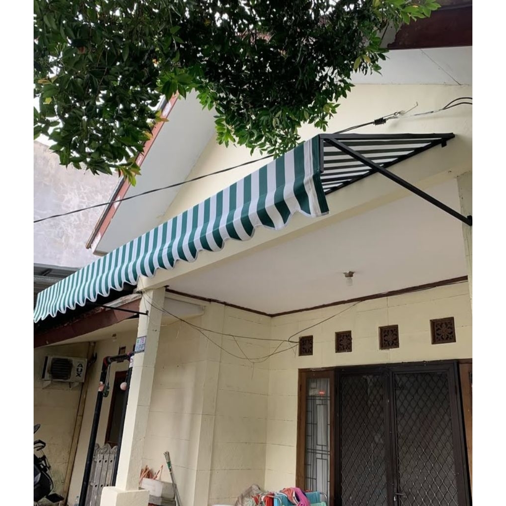 kanopi kain auwning  untuk jendela depan rumah