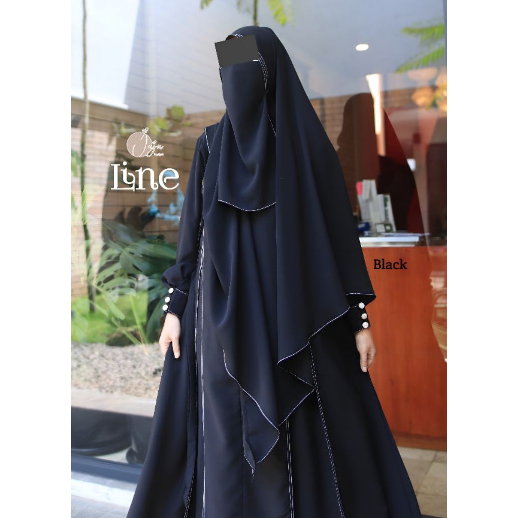 SET Abaya Line Hijab dan cadar