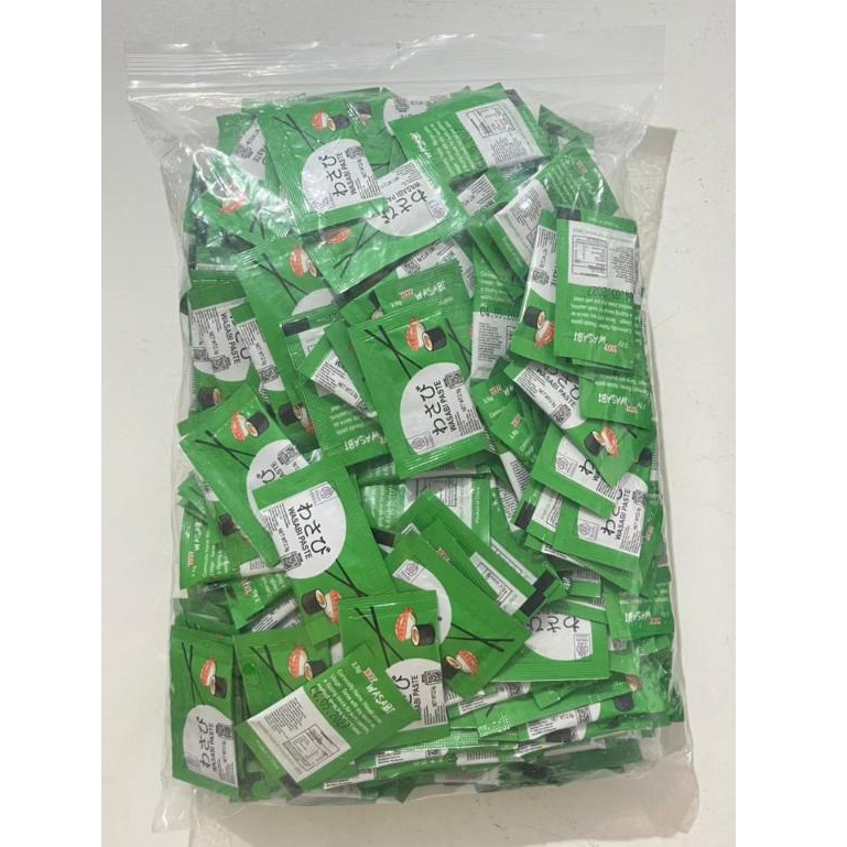 Wasabi Paste / Wasabi 1 pack isi 500 pcs / Wasabi HALAL MUI