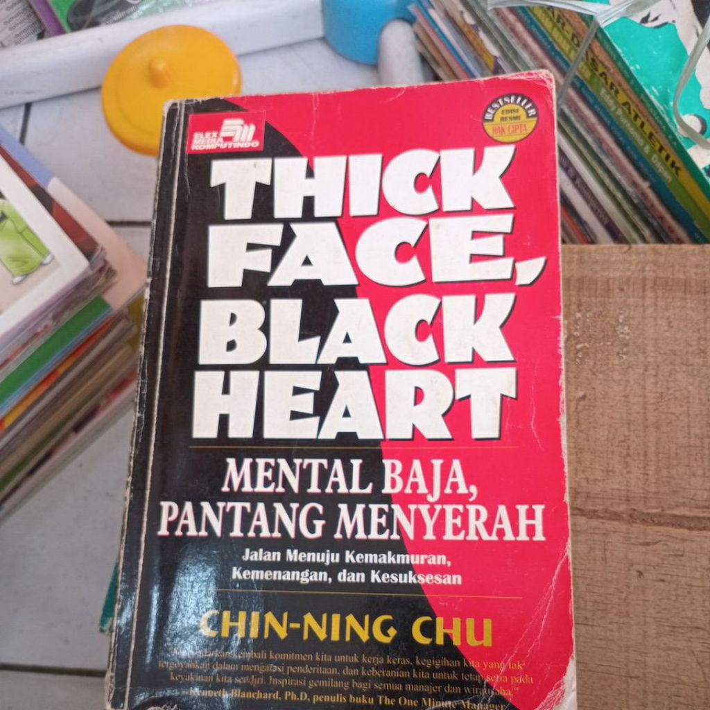 BUKU THICK FACE ,BLACK HEART SECOND ORIGINAL