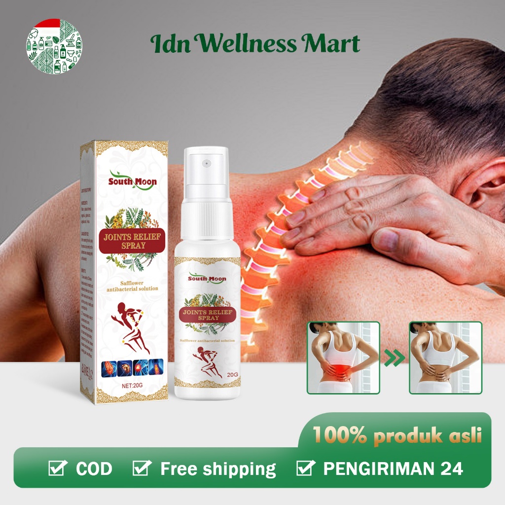 South Moon Semprotan Obat Pereda Sakit Nyeri Tangan Lutut 20g Rematik Nyeri Sendi dijamin Original d