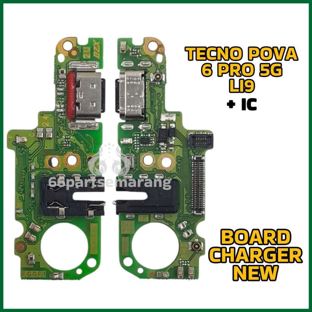 Flexibel Flexible Board Charger Papan Konektor Cas Infinix Tecno Pova 6 Pro 5G New