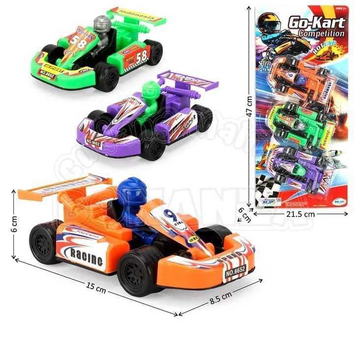 GO-KART COMPETITION mainan anak mobil mobilan balap push and go