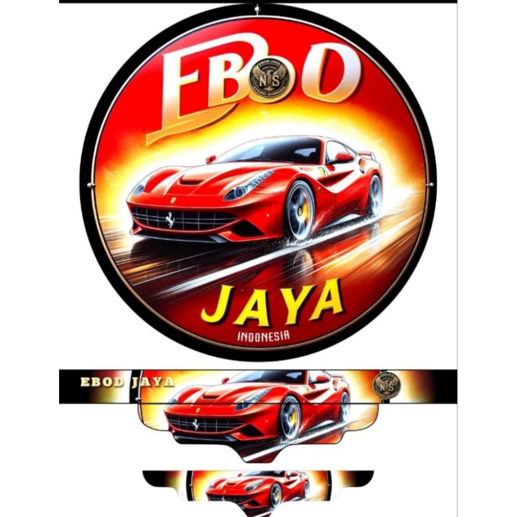 sticker decal sangkar bulat burung murai NO2