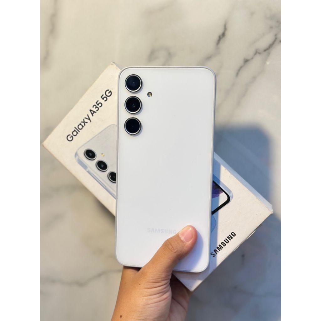 SAMSUNG A35 5G 8/256GB FULLSET SECOND BERGARANSI