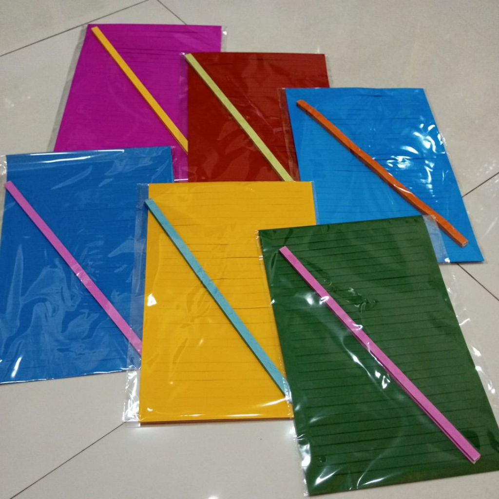 Kertas Anyam Siap Pakai Ukuran 1Cm