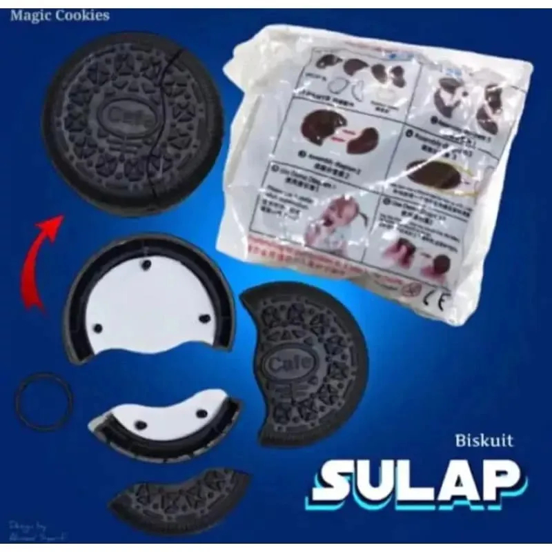 Mainan Oreo Sulap Magic Trick 20 PCS / Alat Sulap Oreo Bite Lucu Seru untuk Anak dan Teman