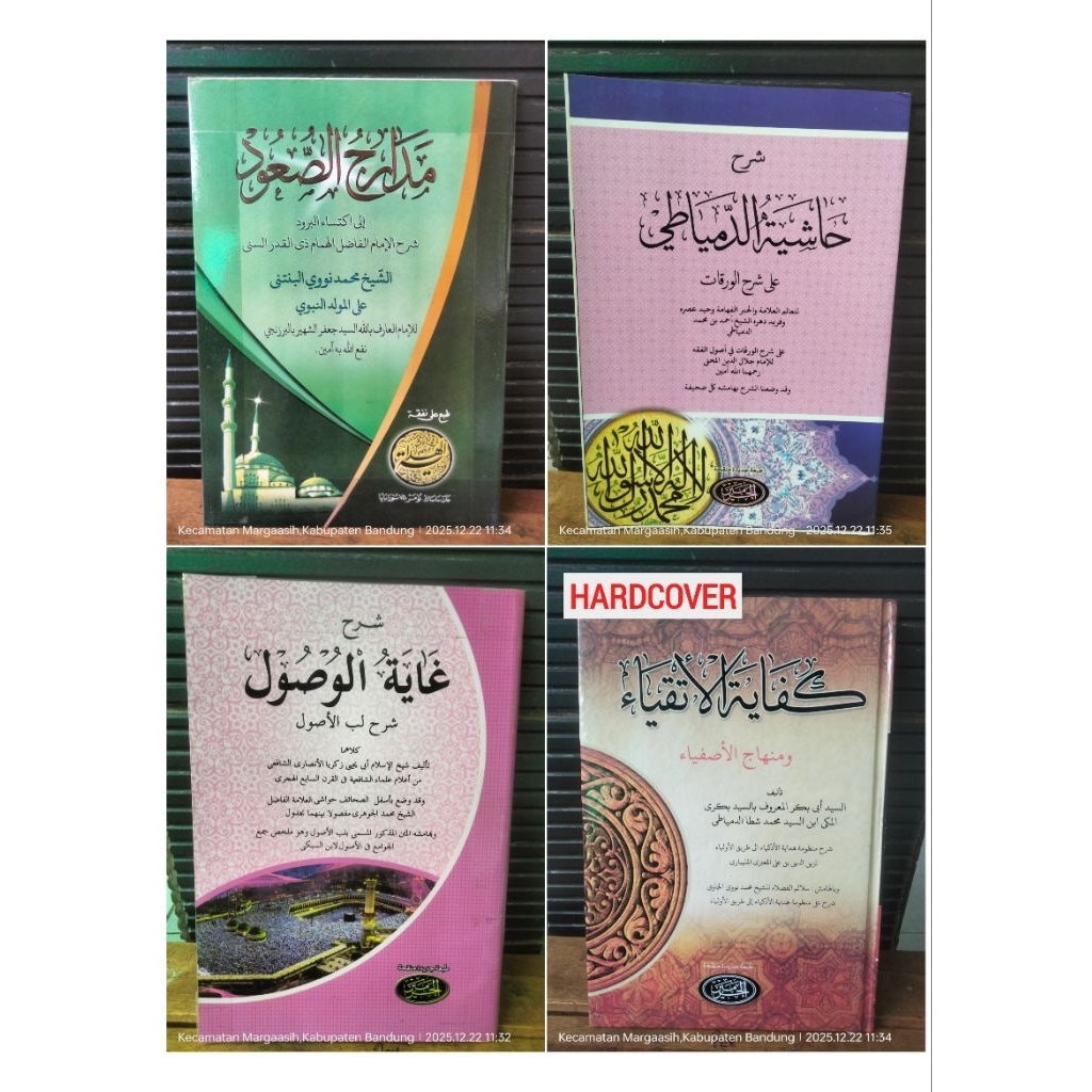 kitab bekas 4 pcs