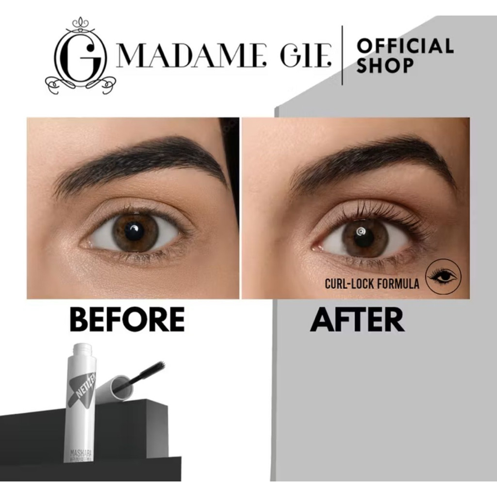 MADAME GIE mascara clear rijek kemasan