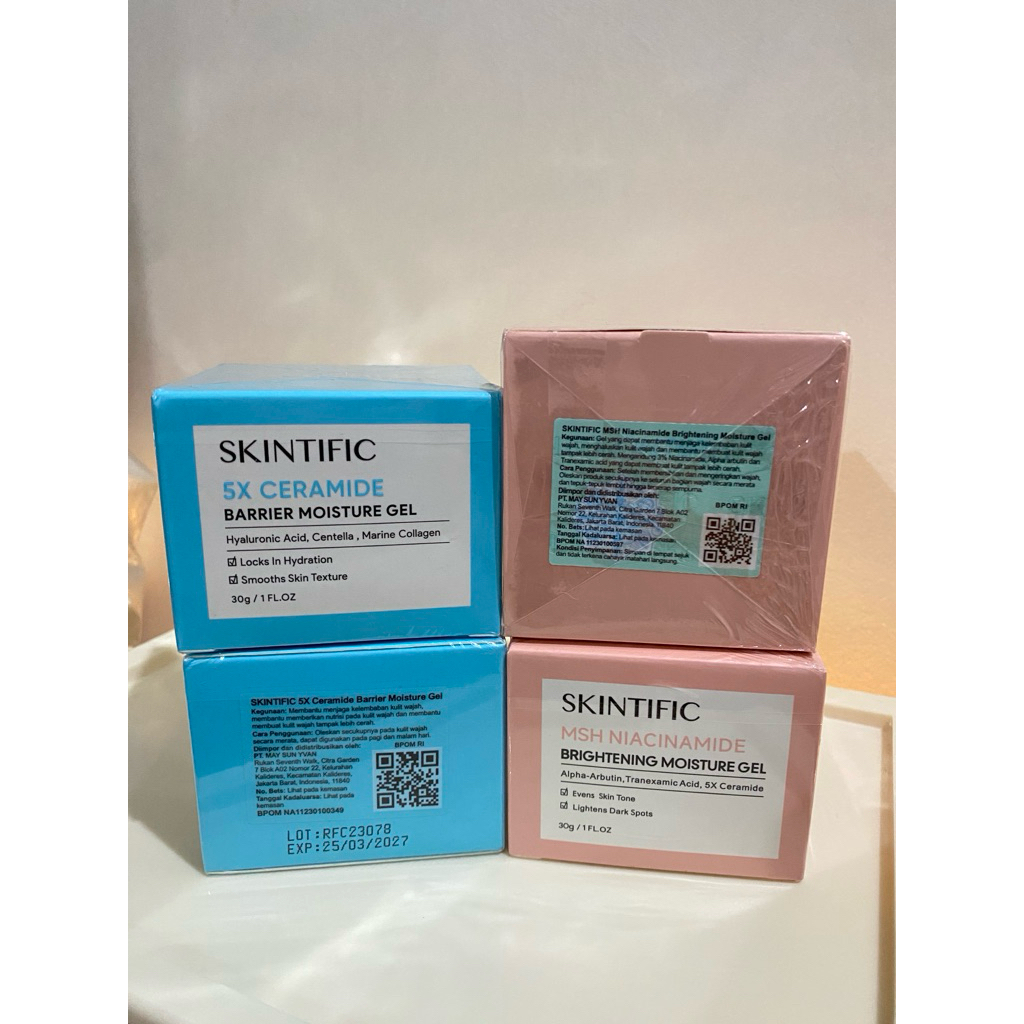 [New] Skintific Moisturizer MSH Niacinamide Brightening Ceramide Barrier | Mois pink mois biru skint