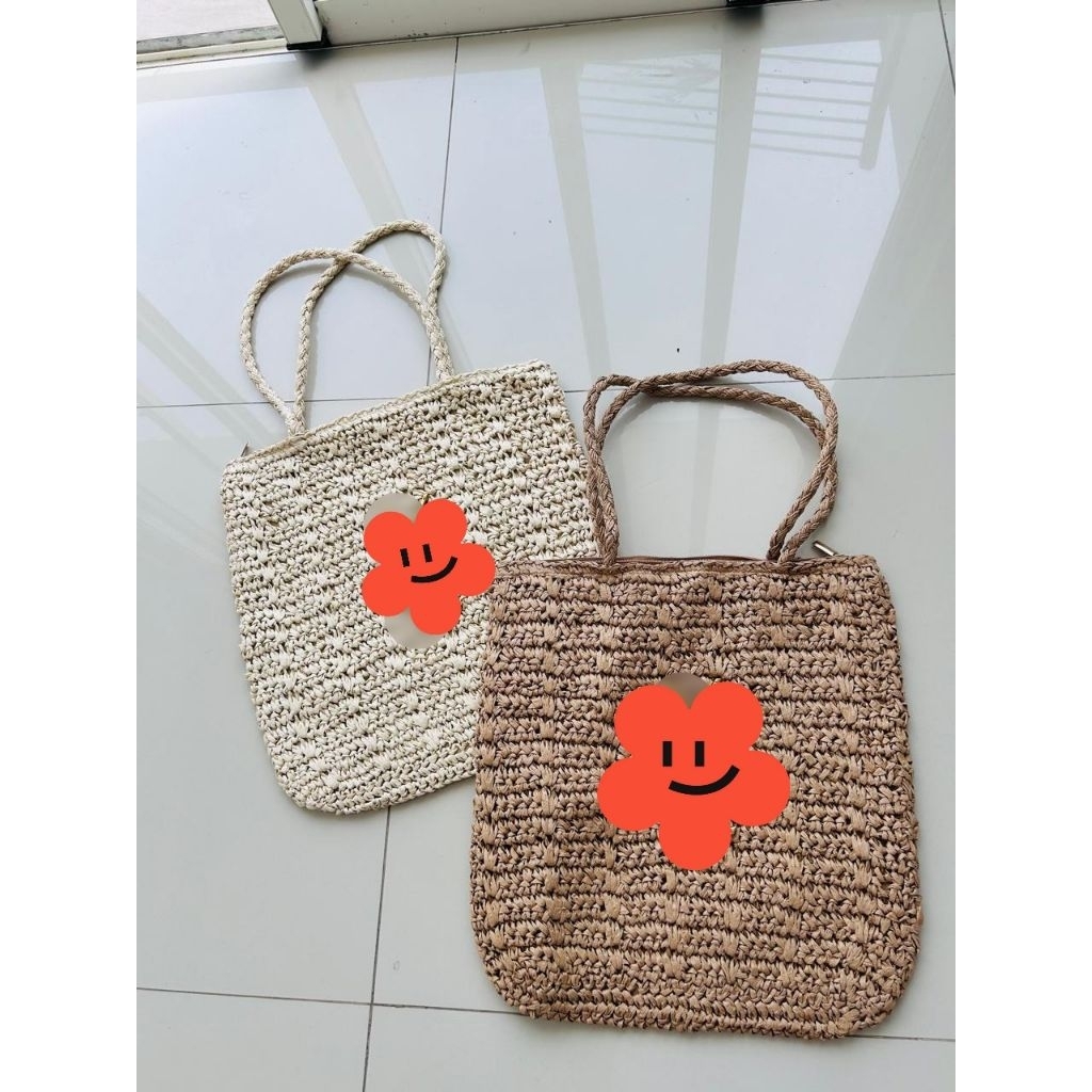 RAFFIA TOTE BAG 0312