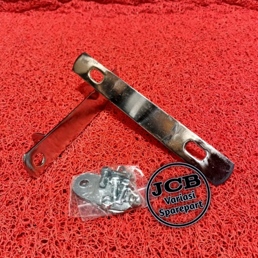 pangkon dudukan plat nomor CB GL Tiger Megapro/pangkon plat nomor fleksibel universal all motor