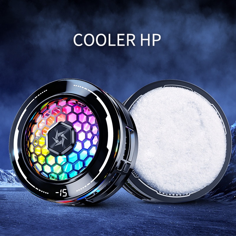 Pendingin HP Fan cooler HP Cooling Fan Gaming Cooler For Mobile Phone Ultra Quiet With Digital