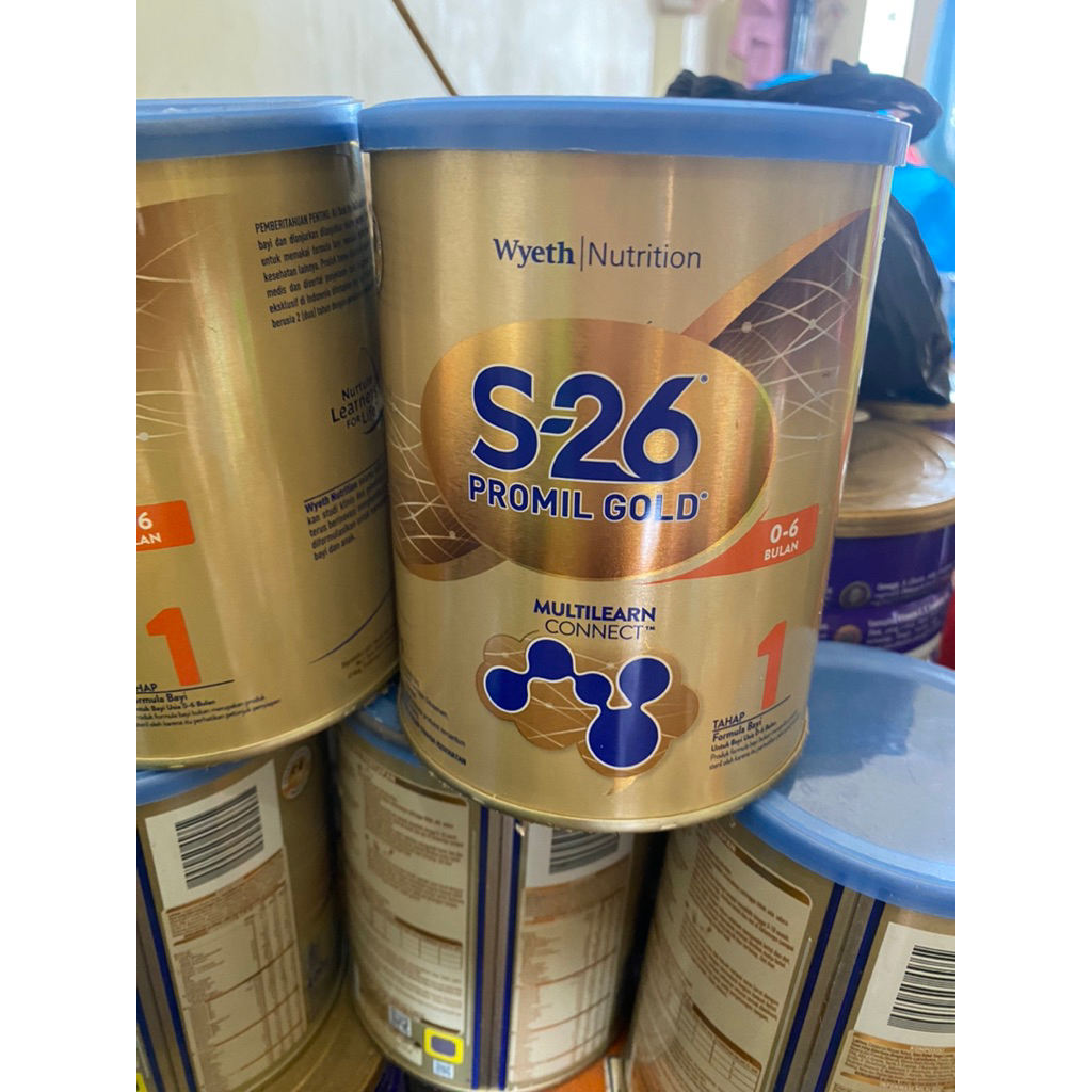 KALENG SUSU BEKAS S-26 PROMIL GOLD TAHAP 1 400G