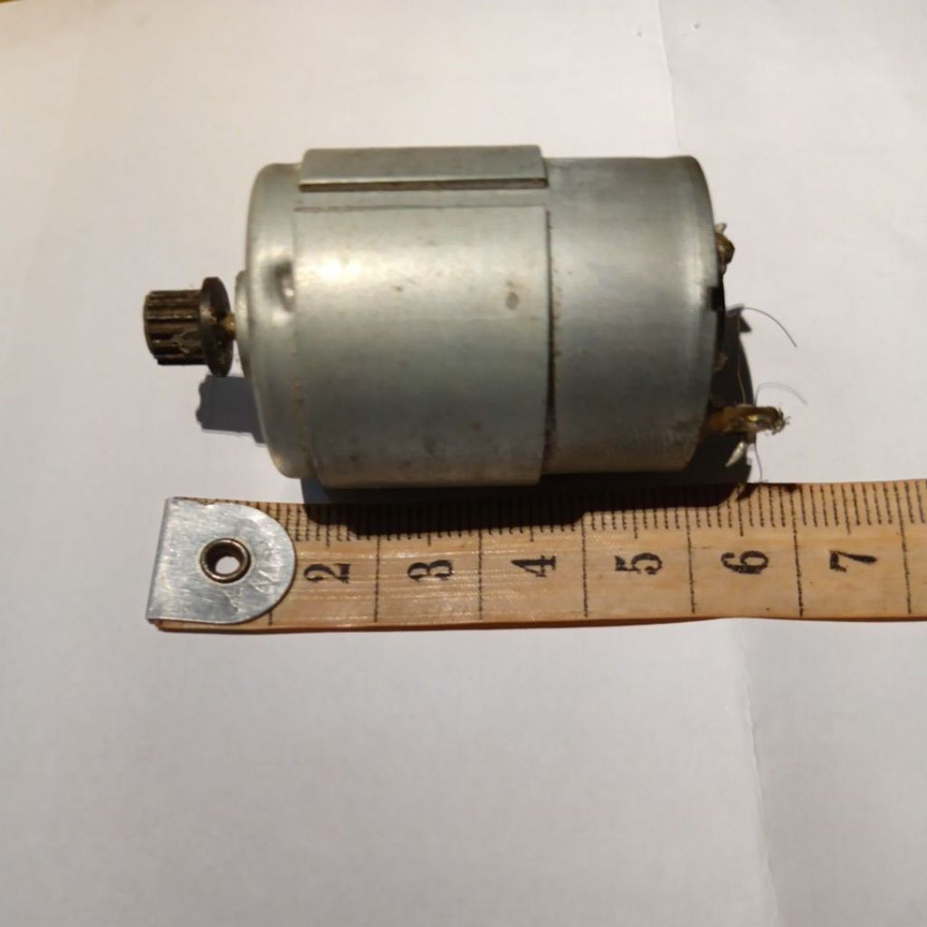 Dinamo DC Bekas Printer 12V – Bodi 40mm Poros 3×10mm – Motor DIY Robot