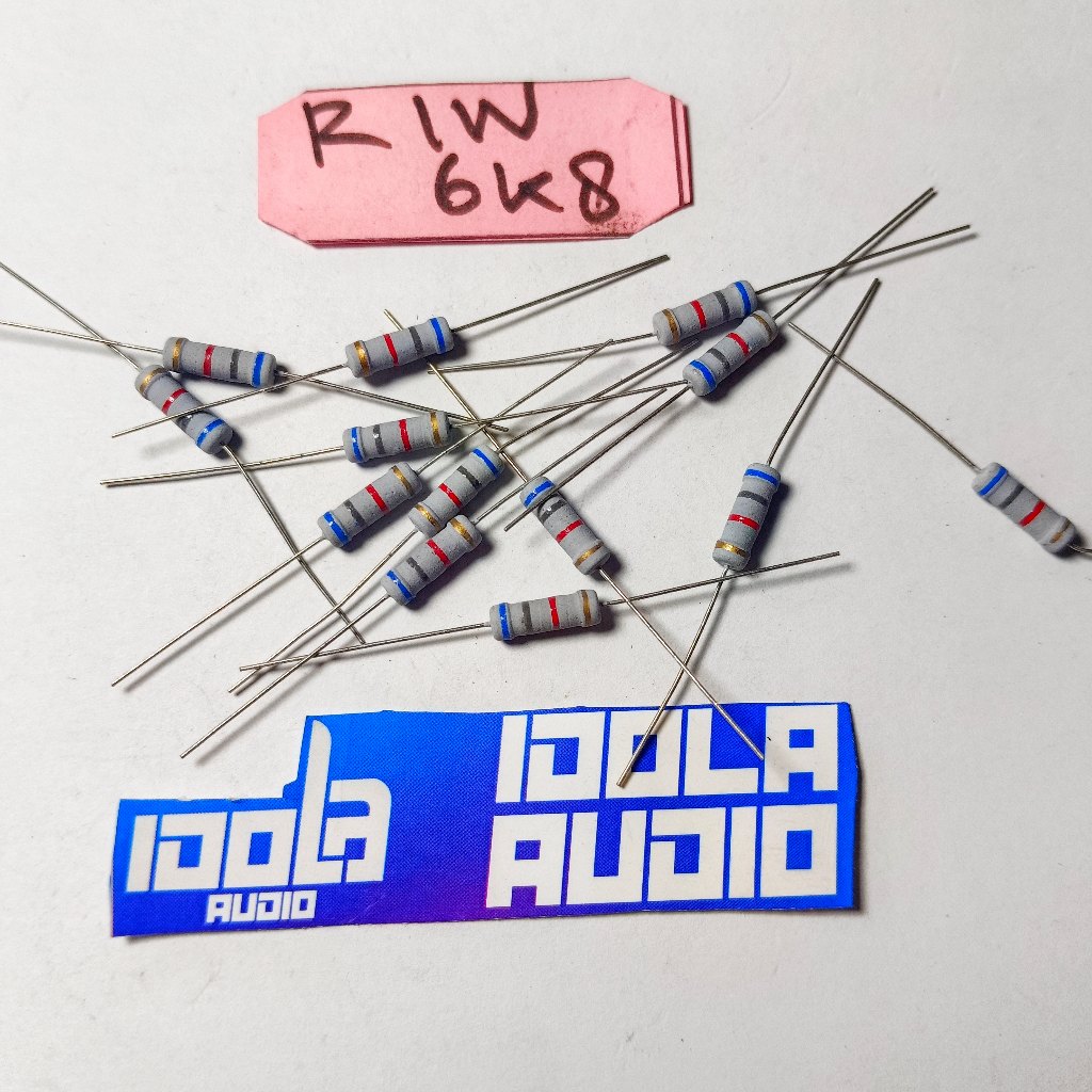(10 Pcs) Resistor 1 Watt 6K8