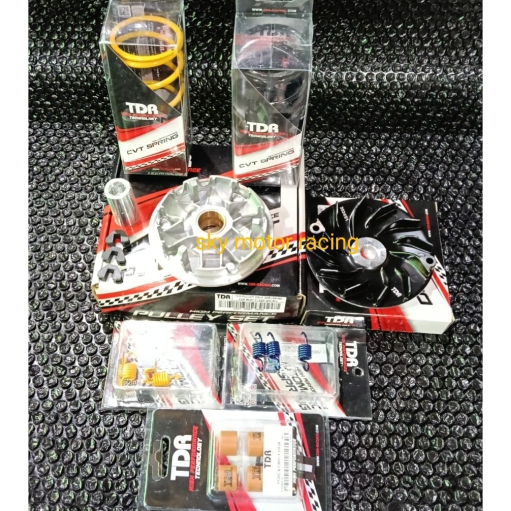 Paket Upgrade cvt vario 110 fi/vario125  new/vario 150 new/old tdr pulley per cvt  roller/per ganda 