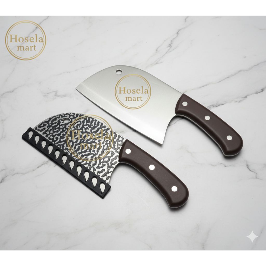 PISAU KOKI JEPANG SUPER TAJAM STAINLESS STEEL / PISAU POTONG DAGING SAYUR IKAN / PISAU DAPUR JUMBO B