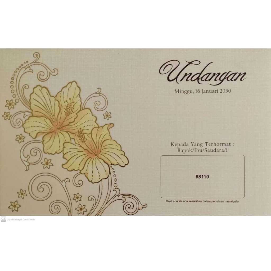Undangan Pernikahan Murah, Undangan Cetak, Undangan Jadi kode 8882, 8887, 88110, 88126, 88132, 88133