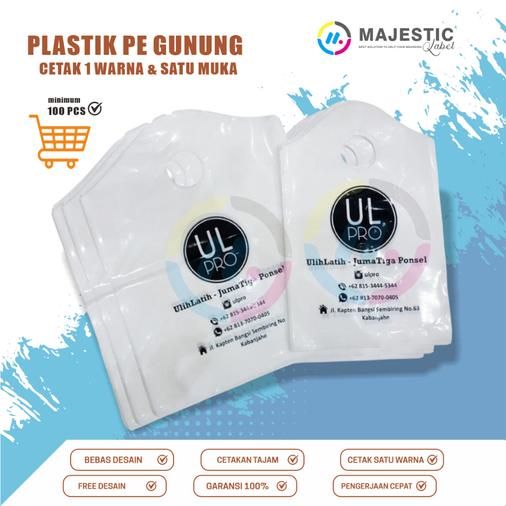 plastik pe gunung + sablon plastik gunung+ cetak plastik packaging custom