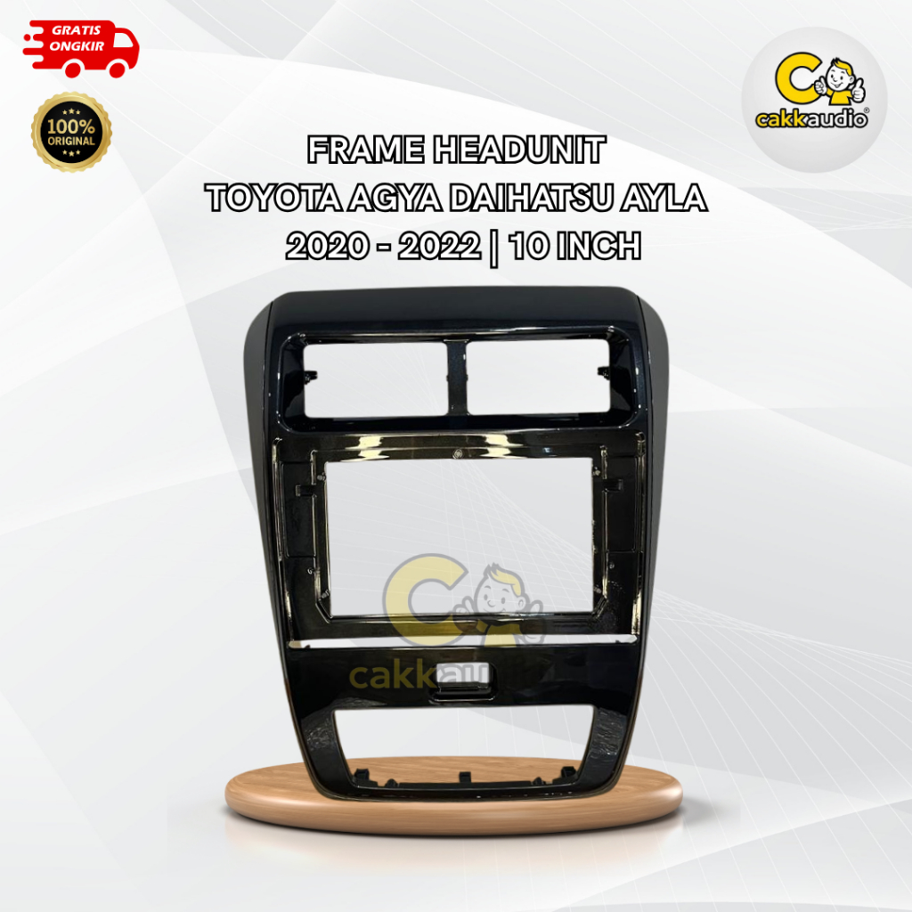 Frame Head Unit Android Mobil Toyota Agya / Ayla | 2020 keatas | 10 Inch