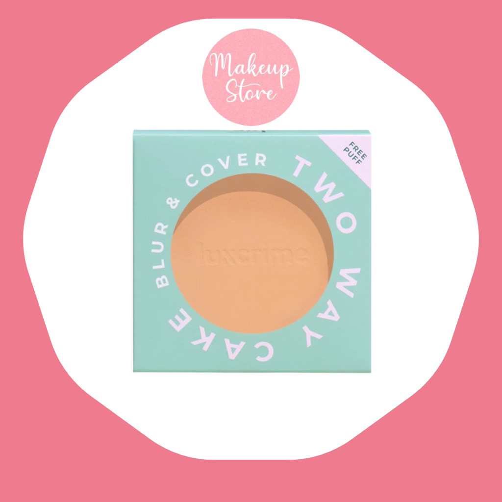 LUXCRIME Blur & Cover Two Way Cake [ REFILL ] Oil Control