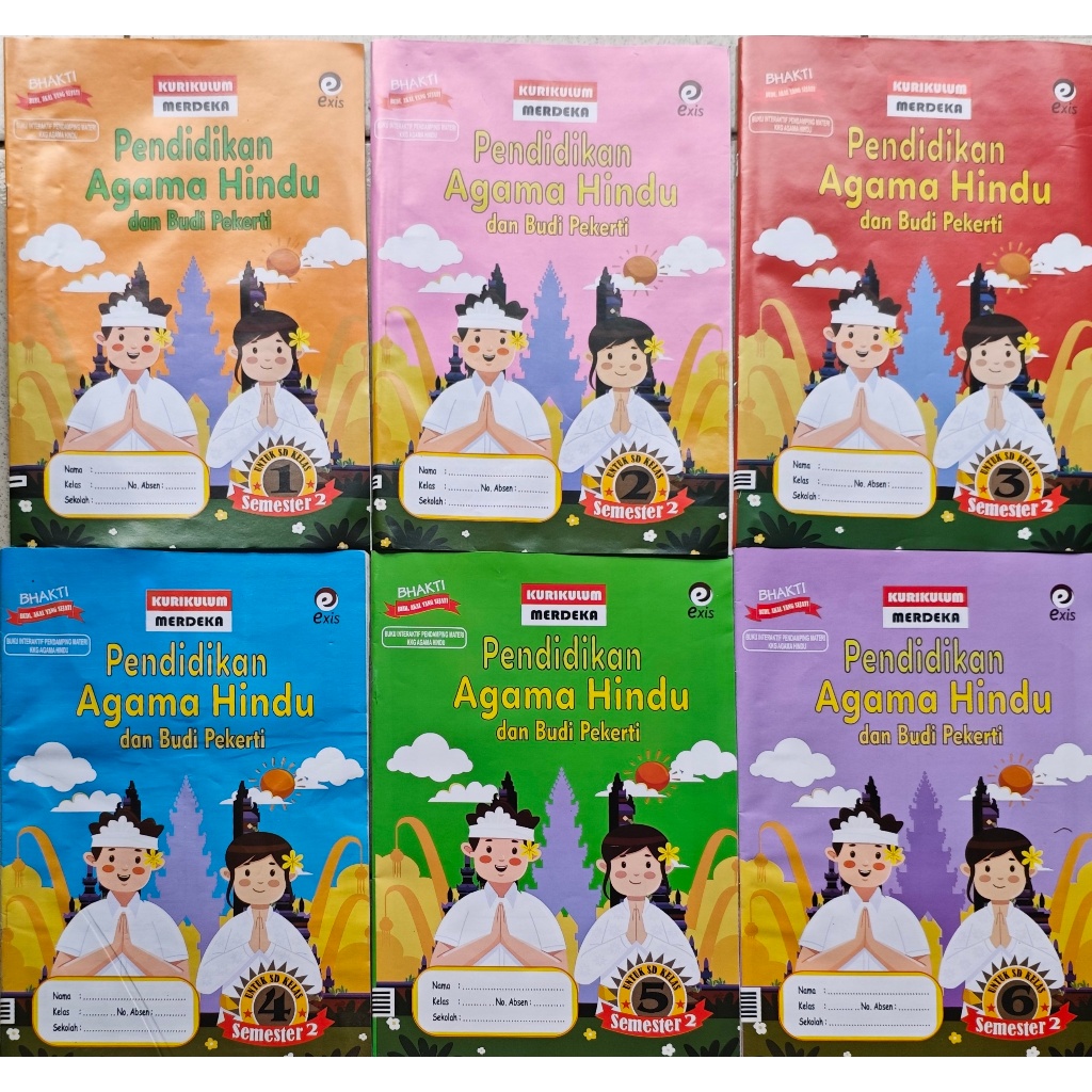 LKS EKSIS BHAKTI  AGAMA HINDU KELAS 1.2.3.4.5.6 SD KM SEMESTER 2 TH 25/26